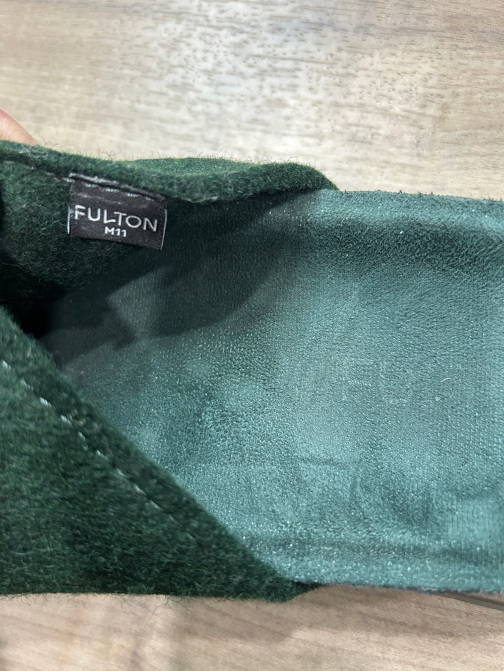 Fulton House Slippers Forest Green Size 11 - Picture 8 of 9
